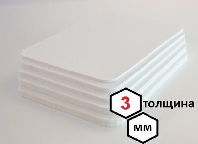 ПВХ Vikupor стандарт (0,48 гр/см3) 3х2050х3050 мм белый