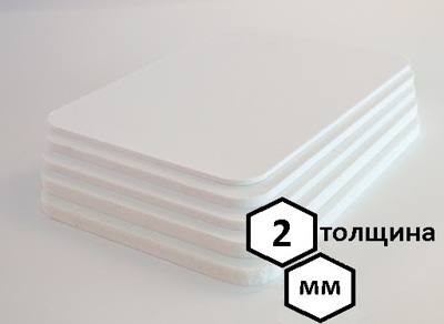 ПВХ Vikupor премиум (0,60 гр/см3) 2 х2050х3050 мм белый